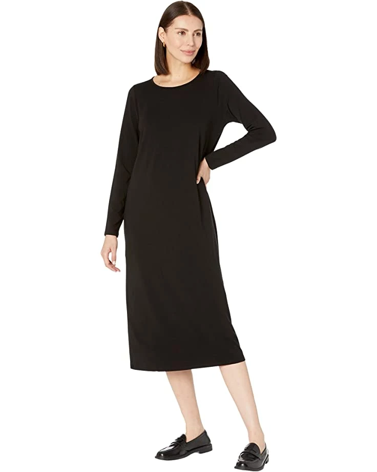 Eileen Fisher Jewel Neck Full-Length Dress | Dresses 3 Eileen Fisher Jewel Neck Full-Length Dress | Dresses