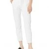 Eileen Fisher Petite High-Waisted Slim Ankle Pants in Organic Cotton Ponte -Eberjey Shop 51QchskcTkL. AC SR736920