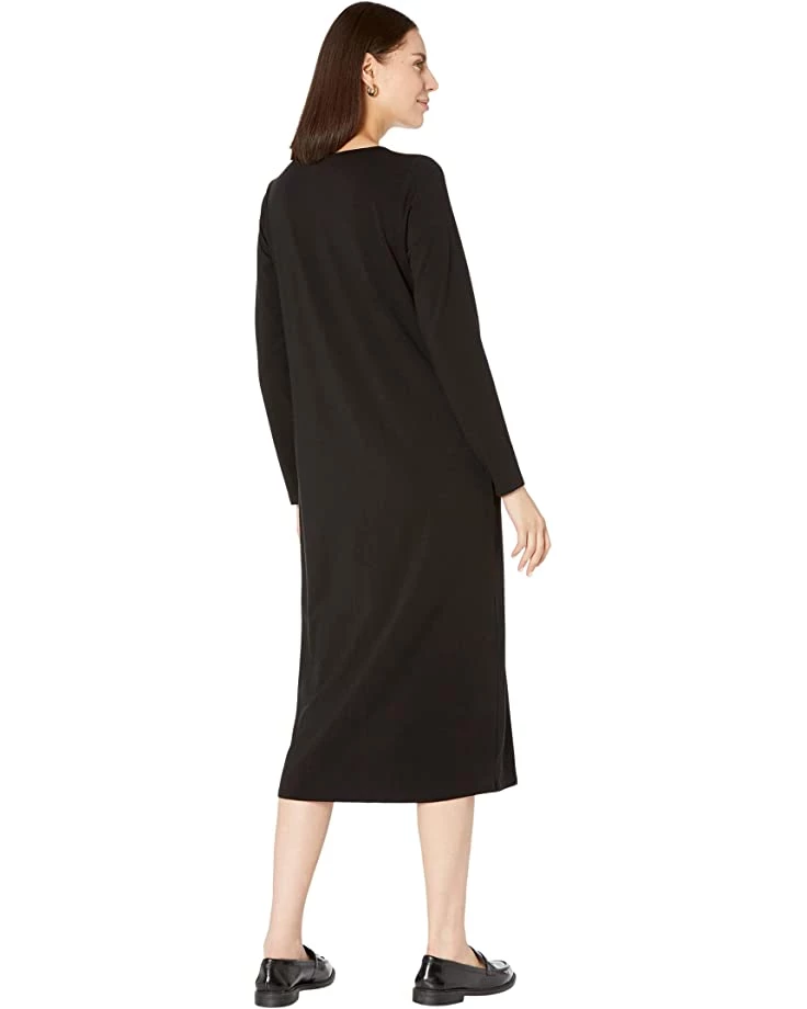 Eileen Fisher Jewel Neck Full-Length Dress | Dresses 4 Eileen Fisher Jewel Neck Full-Length Dress | Dresses - Image 2