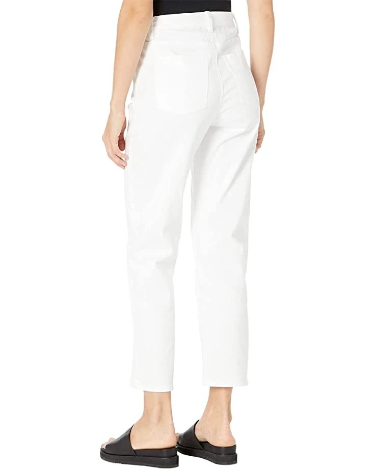 Eileen Fisher High-Waisted Straight Ankle Jeans in Garment Dyed Organic Cotton Stretch Denim 4 Eileen Fisher High-Waisted Straight Ankle Jeans in Garment Dyed Organic Cotton Stretch Denim - Image 2