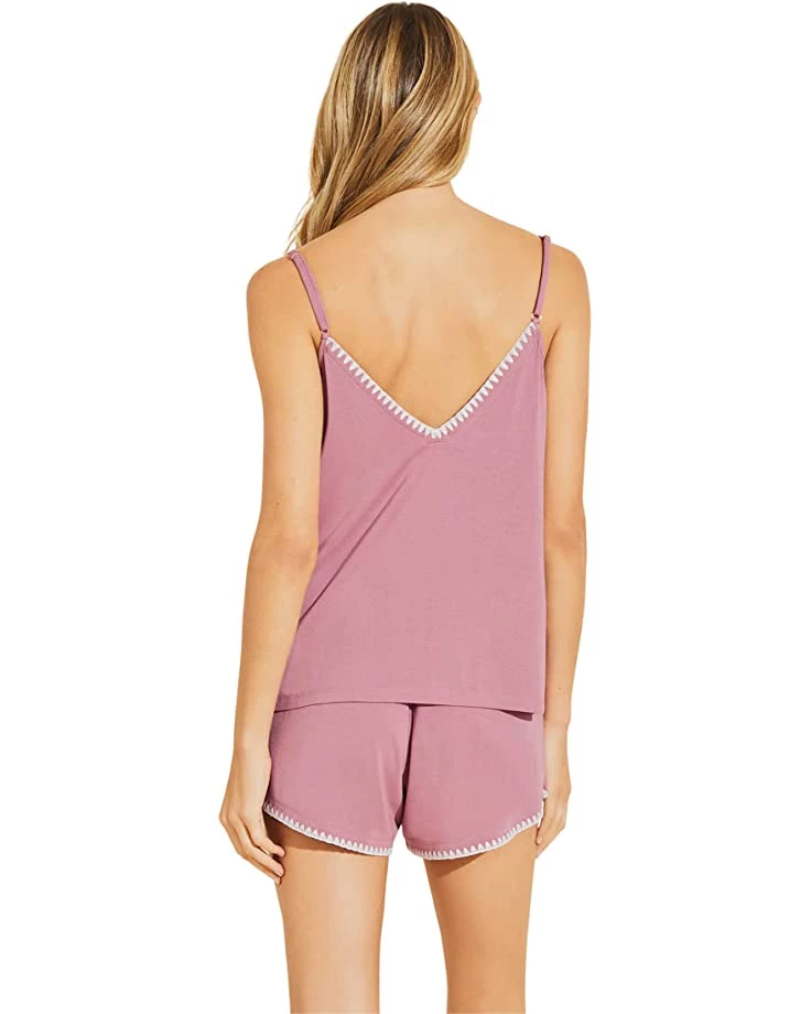 Eberjey Frida - The Whip Stitch Cami and Shorts Set | Sleepwear 4 Eberjey Frida - The Whip Stitch Cami and Shorts Set | Sleepwear - Image 2