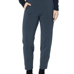 Eileen Fisher Petite Slouch Ankle Pants in Stretch Jersey Knit