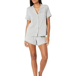Eberjey Gisele - The Relaxed Short Pajama Set | Sleepwear 24 Eberjey Gisele - The Relaxed Short Pajama Set | Sleepwear -Eberjey Shop 615W ORiMmL. AC SR736920
