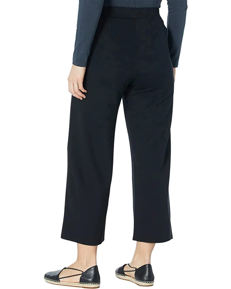 Eileen Fisher Petite High-Waisted Wide Ankle Pants in Flex Ponte 4 Eileen Fisher Petite High-Waisted Wide Ankle Pants in Flex Ponte - Image 2