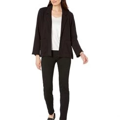 Eileen Fisher Long Blazer in Lightweight Organic Cotton Terry | Coats & Outerwear -Eberjey Shop 618xuSi UGL. AC SR736920