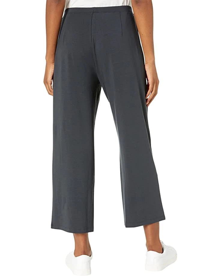 Eileen Fisher Straight Cropped Pants in Stretch Jersey Knit 4 Eileen Fisher Straight Cropped Pants in Stretch Jersey Knit - Image 2