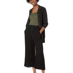 Eileen Fisher Petite Wide Cropped Pants 9 Eileen Fisher Petite Wide Cropped Pants -Eberjey Shop 61EZayoODL. AC SR736920