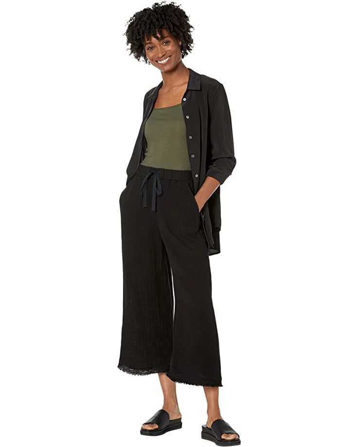 Eileen Fisher Petite Wide Cropped Pants 6 Eileen Fisher Petite Wide Cropped Pants - Image 4