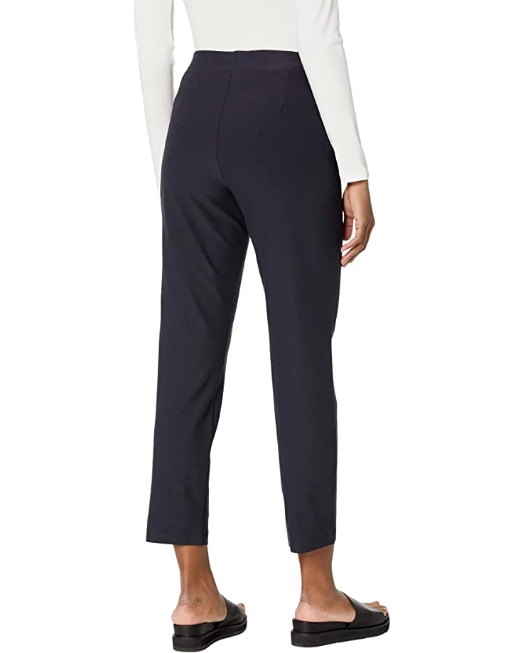 Eileen Fisher Petite Slim Ankle Pants in Washable Stretch Crepe 4 Eileen Fisher Petite Slim Ankle Pants in Washable Stretch Crepe - Image 2