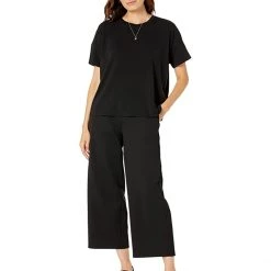 Eileen Fisher Bateau Neck Box Top | Shirts & Tops -Eberjey Shop 61GP58ZIbL. AC SR736920