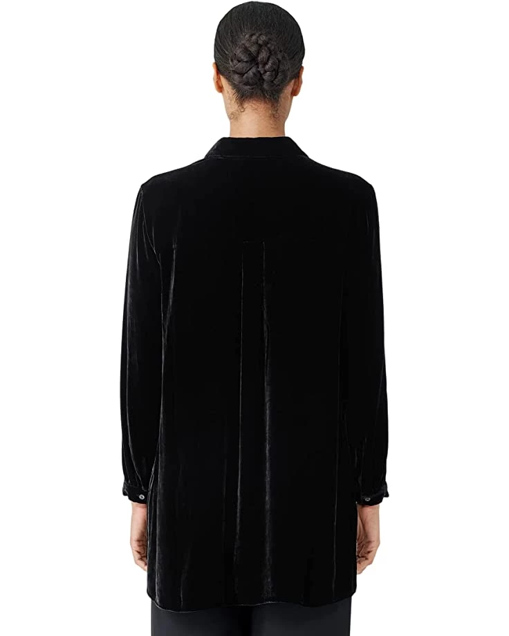 Eileen Fisher Classic Collar Long Shirt | Shirts & Tops 4 Eileen Fisher Classic Collar Long Shirt | Shirts & Tops - Image 2