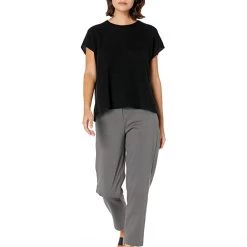 Eileen Fisher Petite Crew Neck Box Top in Organic Linen Cotton | Shirts & Tops 10 Eileen Fisher Petite Crew Neck Box Top in Organic Linen Cotton | Shirts & Tops -Eberjey Shop 61ICjqy2LoS. AC SR736920