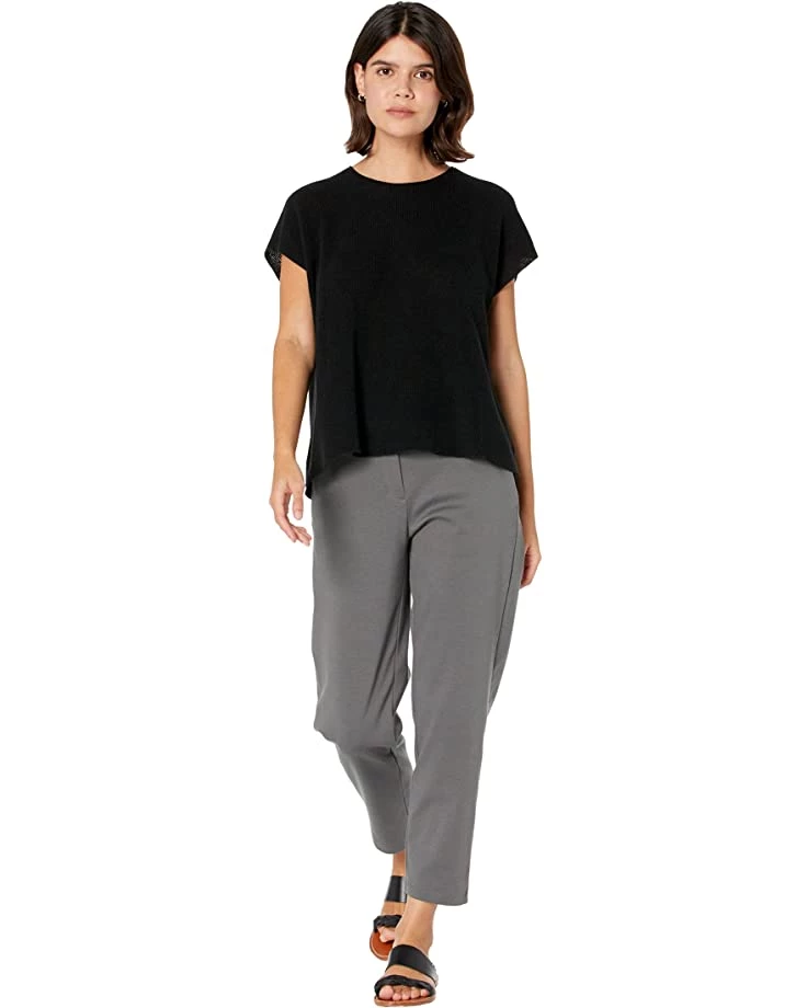 Eileen Fisher Petite Crew Neck Box Top in Organic Linen Cotton | Shirts & Tops 6 Eileen Fisher Petite Crew Neck Box Top in Organic Linen Cotton | Shirts & Tops - Image 4