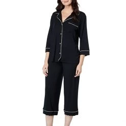 Eberjey Gisele - 3/4 Sleeve Crop PJ Set | Sleepwear 13 Eberjey Gisele - 3/4 Sleeve Crop PJ Set | Sleepwear -Eberjey Shop 61J1ZsItsSL. AC SR736920