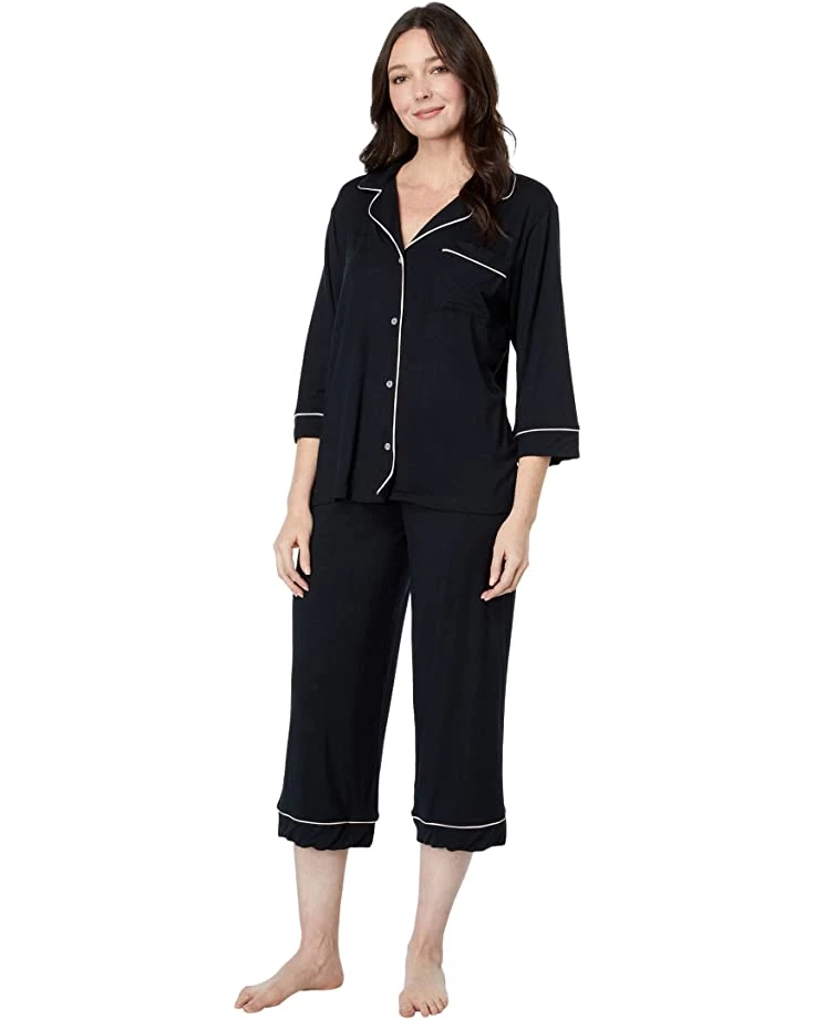 Eberjey Gisele - 3/4 Sleeve Crop PJ Set | Sleepwear 8 Eberjey Gisele - 3/4 Sleeve Crop PJ Set | Sleepwear - Image 6