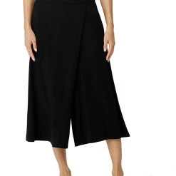 Eileen Fisher Wide Cropped Wrap Pants