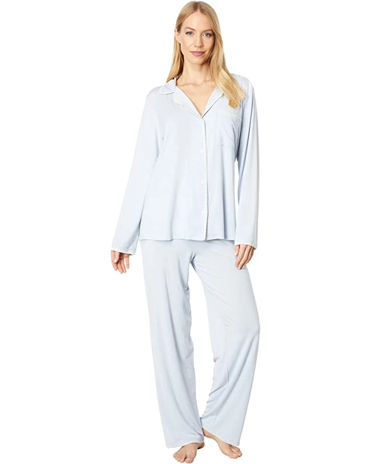 Eberjey Frida - The Whip Stitch Long PJ Set | Sleepwear 3 Eberjey Frida - The Whip Stitch Long PJ Set | Sleepwear