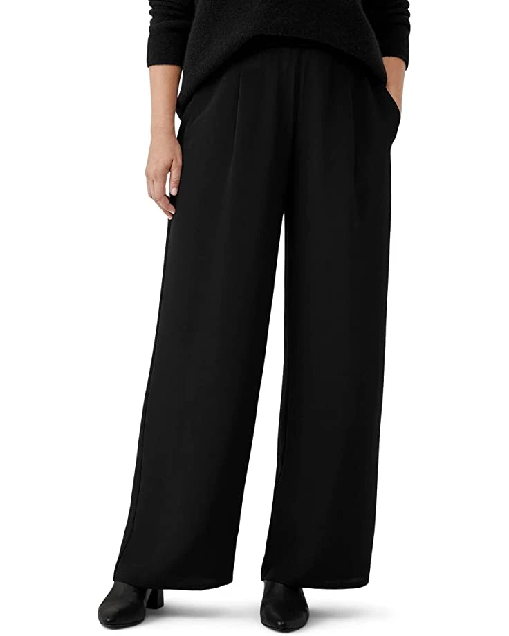 Eileen Fisher High-Waisted Wide Full-Length Pants 3 Eileen Fisher High-Waisted Wide Full-Length Pants