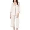 Eberjey Gisele - 3/4 Sleeve Crop PJ Set | Sleepwear
