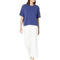 Eileen Fisher Crew Neck Boxy Top | Shirts & Tops -Eberjey Shop 61Pn0yUBO1L. AC SR736920