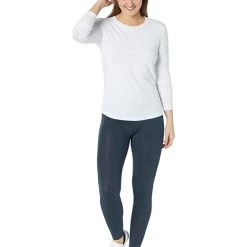 Eileen Fisher Petite Ankle Leggings in Stretch Jersey Knit | Pants -Eberjey Shop 61QoZGBBBcL. AC SR736920