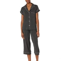 Eberjey Gisele - The Cropped Pajama Set | Sleepwear -Eberjey Shop 61TCf9xX4XL. AC SR736920