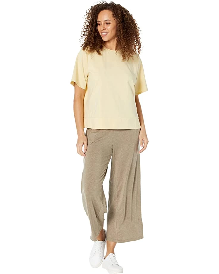 Eileen Fisher Crew Neck Elbow Raglan Sleeve Top in Organic Cotton Stretch Jersey | Shirts & Tops 6 Eileen Fisher Crew Neck Elbow Raglan Sleeve Top in Organic Cotton Stretch Jersey | Shirts & Tops - Image 4