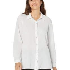 Eileen Fisher Classic Collar Easy Shirt | Shirts & Tops