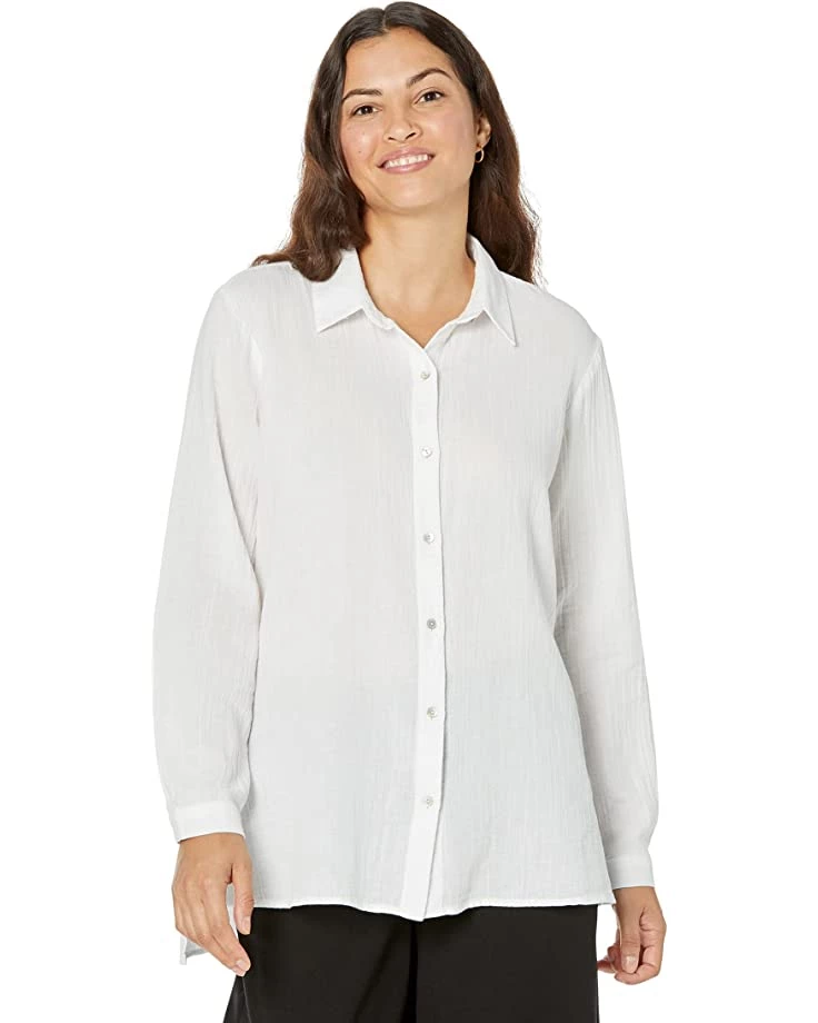 Eileen Fisher Classic Collar Easy Shirt | Shirts & Tops 3 Eileen Fisher Classic Collar Easy Shirt | Shirts & Tops
