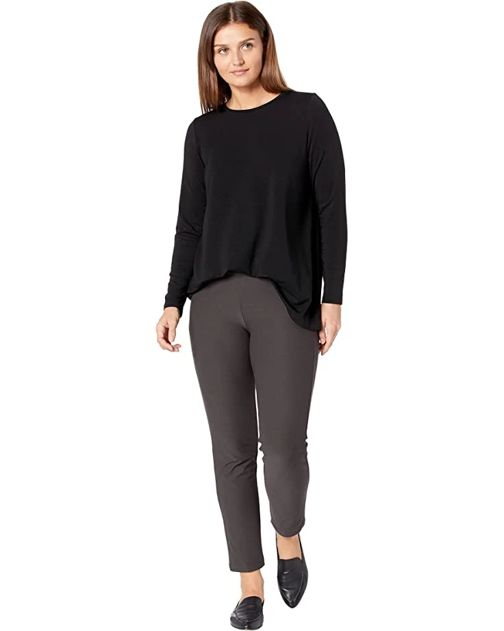Eileen Fisher Petite Crew Neck Tunic in Fine Stretch Jersey Knit | Shirts & Tops 6 Eileen Fisher Petite Crew Neck Tunic in Fine Stretch Jersey Knit | Shirts & Tops - Image 4
