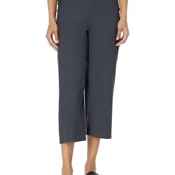 Eileen Fisher Straight Cropped Pants in Washable Stretch Crepe -Eberjey Shop 61YY6nLK4wL. AC SR736920