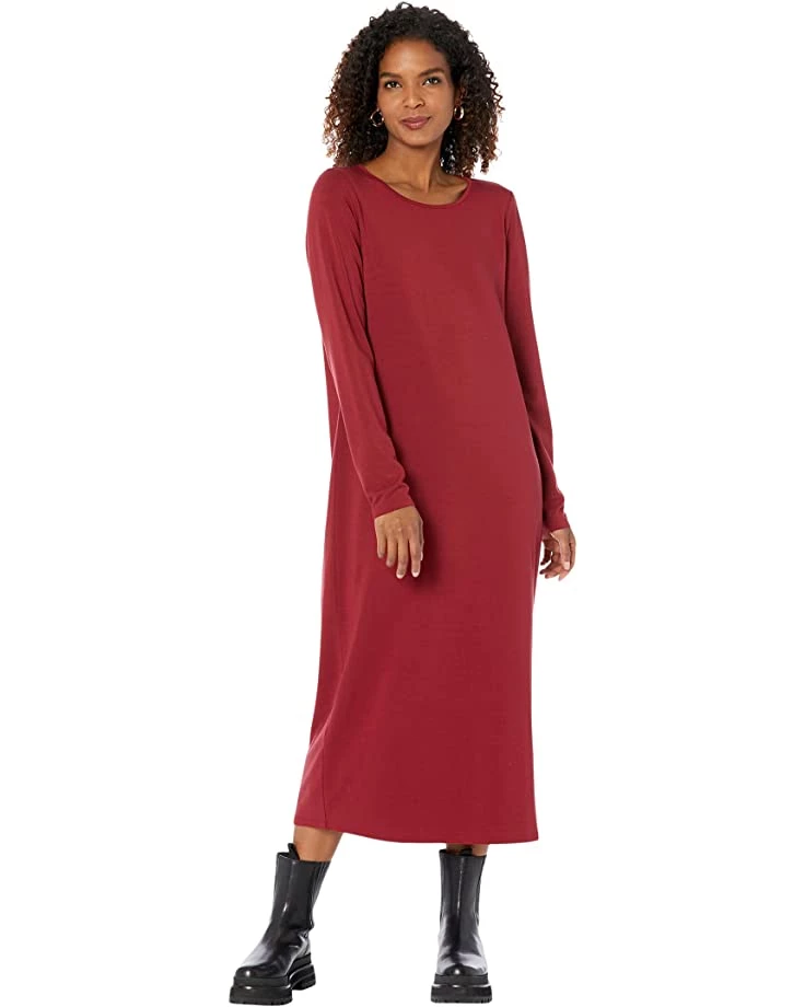 Eileen Fisher Jewel Neck Full-Length Dress | Dresses 6 Eileen Fisher Jewel Neck Full-Length Dress | Dresses - Image 4