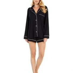 Eberjey Gisele - Long Sleeve Short PJ Set | Sleepwear