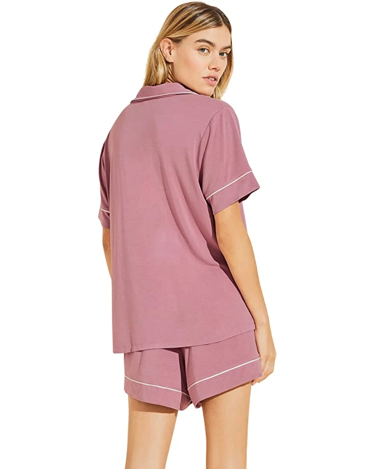 Eberjey Gisele - The Relaxed Short Pajama Set | Sleepwear 3 Eberjey Gisele - The Relaxed Short Pajama Set | Sleepwear - Image 2