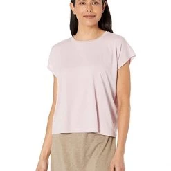 Eileen Fisher Crew Neck Boxy Top in Fine Stretch Jersey Knit | Shirts & Tops -Eberjey Shop 61k232WbysL. AC SR736920