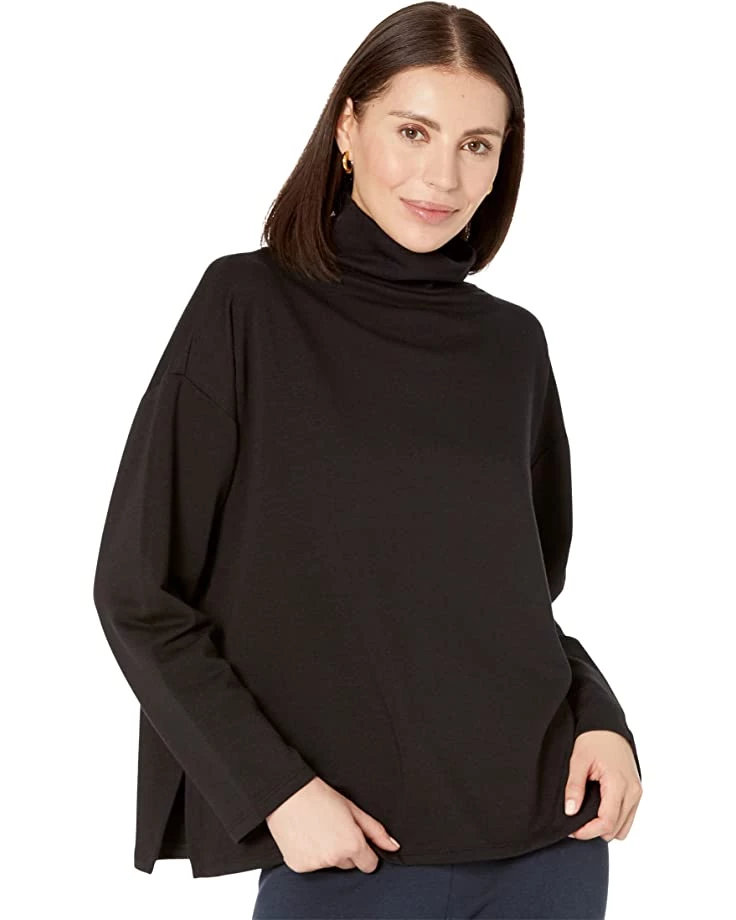 Eileen Fisher Funnel Neck Box Top | Shirts & Tops 3 Eileen Fisher Funnel Neck Box Top | Shirts & Tops