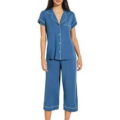 Eberjey Gisele - The Cropped Pajama Set | Sleepwear -Eberjey Shop 61n2Rl0hq L. AC SR736920