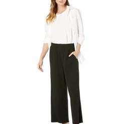 Eileen Fisher Wide Leg Pants -Eberjey Shop 61pdTyFlAVL. AC SR736920
