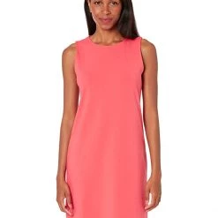 Eileen Fisher Petite Crew Neck Knee Length Dress | Dresses