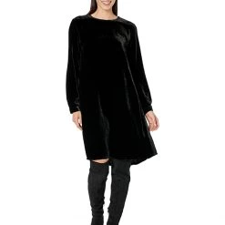 Eileen Fisher Crew Neck Knee Length Dress | Dresses -Eberjey Shop 61vEbrWARBL. AC SR736920