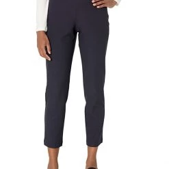 Eileen Fisher Petite Slim Ankle Pants in Washable Stretch Crepe