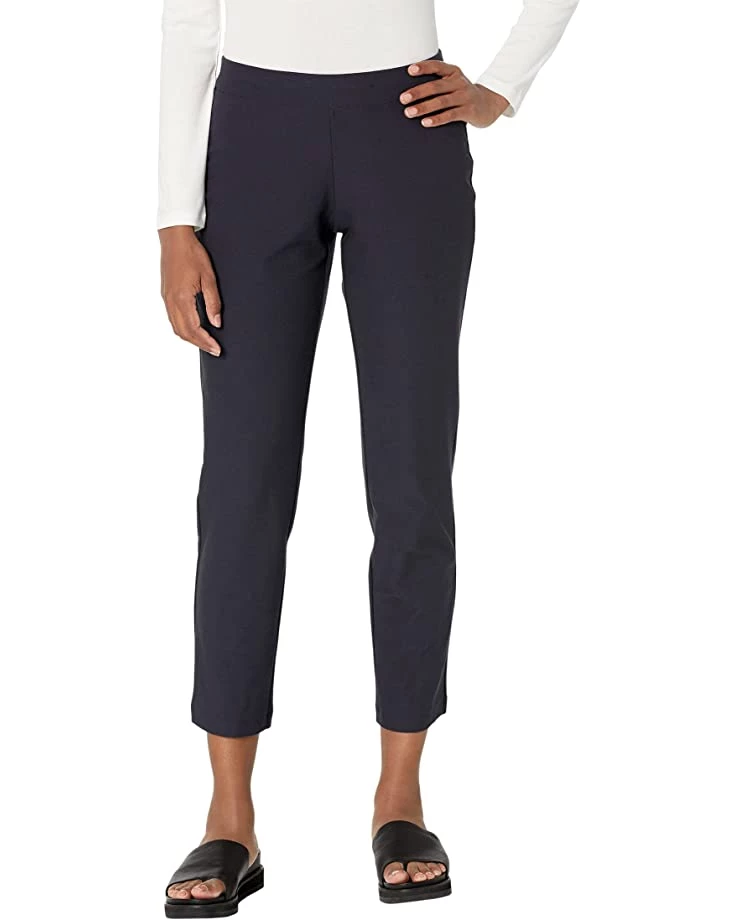 Eileen Fisher Petite Slim Ankle Pants in Washable Stretch Crepe 3 Eileen Fisher Petite Slim Ankle Pants in Washable Stretch Crepe