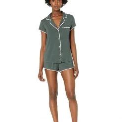 Eberjey Frida - The Whip Stitch Short PJ Set | Sleepwear -Eberjey Shop 61zE0jMP5jL. AC SR736920