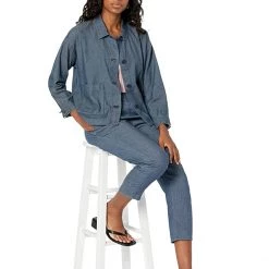 Eileen Fisher Petite Tapered Ankle Pants | Jeans -Eberjey Shop 7101c7vqC2L. AC SR736920