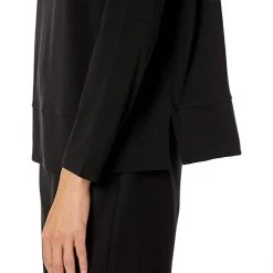 Eileen Fisher Bateau Neck Long Sleeve Box Top | Shirts & Tops -Eberjey Shop 712h PdFw L. AC SR736920