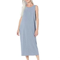Eileen Fisher Jewel Neck Full-Length Dress | Dresses -Eberjey Shop 715j3wVfhgL. AC SR736920