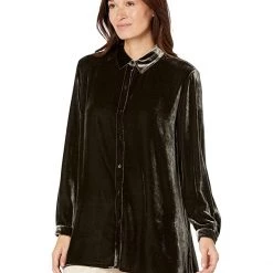 Eileen Fisher Classic Collar Long Shirt | Shirts & Tops 11 Eileen Fisher Classic Collar Long Shirt | Shirts & Tops -Eberjey Shop 715yXghM8L. AC SR736920