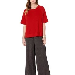 Eileen Fisher Crew Neck Short Sleeve Top | Shirts & Tops -Eberjey Shop 7177NPk3eAL. AC SR736920