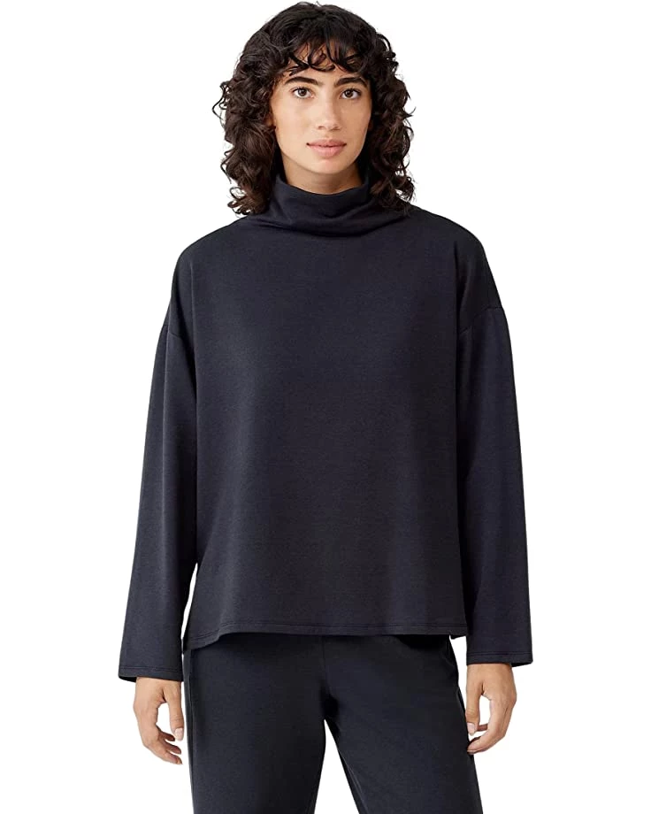 Eileen Fisher Funnel Neck Box Top | Shirts & Tops 9 Eileen Fisher Funnel Neck Box Top | Shirts & Tops - Image 7