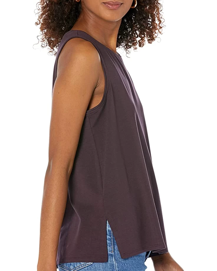 Eileen Fisher Jewel Neck Shell | Shirts & Tops 5 Eileen Fisher Jewel Neck Shell | Shirts & Tops - Image 3